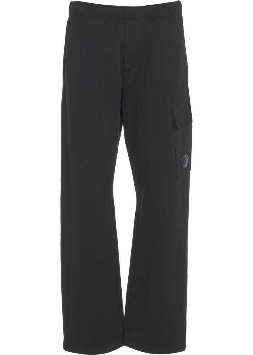 Pantaloni de trening C.P. Company Joggers with cargo pockets Black Barbati (BM 19035535) 2