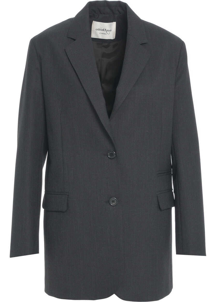 Sacouri Otto d ame Oversize blazer Grey Femei (BM 19035538) 2