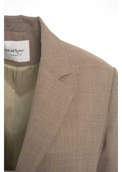 Sacouri Otto d ame Oversize blazer Brown Femei (BM 19035538) 4