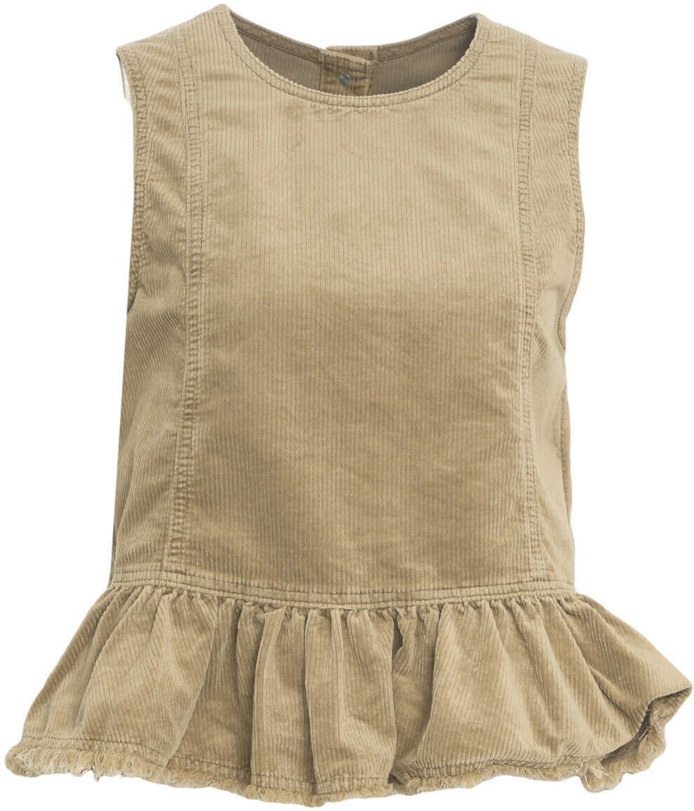 Maiouri Baum und Pferdgarten Corduroy top Madinel Olive Femei (BM 19035541) 2