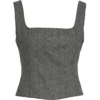 Maiouri Bustier top with square neckline Femei