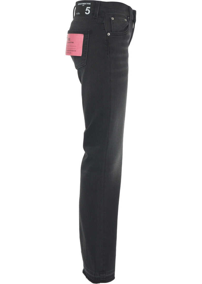 Blugi drepti Department Five Flared jeans with frayed hem Black Femei (BM 19035556) 3