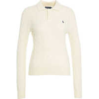 Tricouri Polo Knit polo with logo embroidery Femei