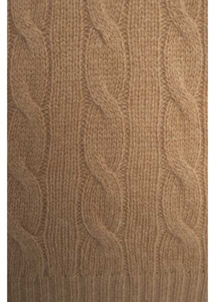 Tricouri Polo Ralph Lauren Cable-knit sweater Beige Femei (BM 19035559) 5