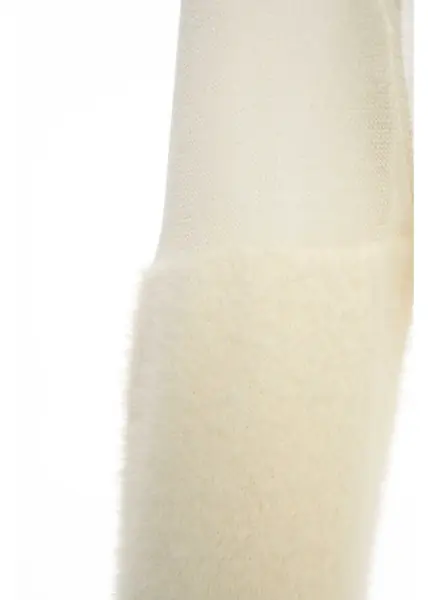 Pulovere Elisabetta Franchi Turtleneck sweater with logo charm White Femei (BM 19035574) 4