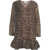 Baum und Pferdgarten Dress with animal print 'Agnel' Brown