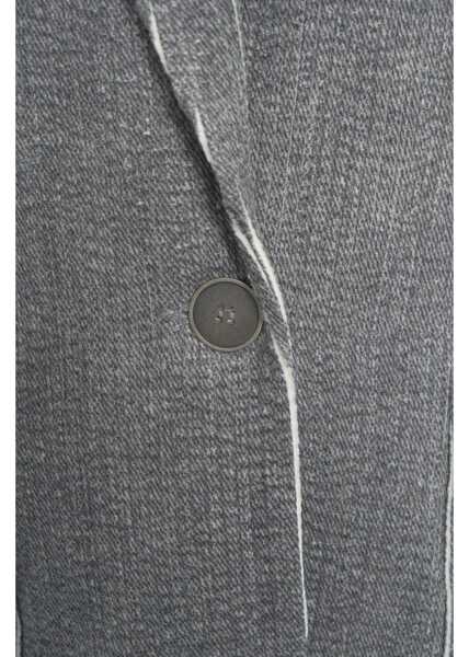 Sacouri 8PM Blazer with contrast stitching Zuleika Grey Femei (BM 19035610) 5