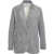8PM Blazer with contrast stitching 'Zuleika' Grey