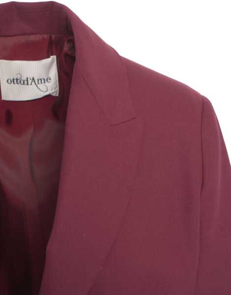 Sacouri Otto d ame Single-breasted blazer Red Femei (BM 19035613) 4