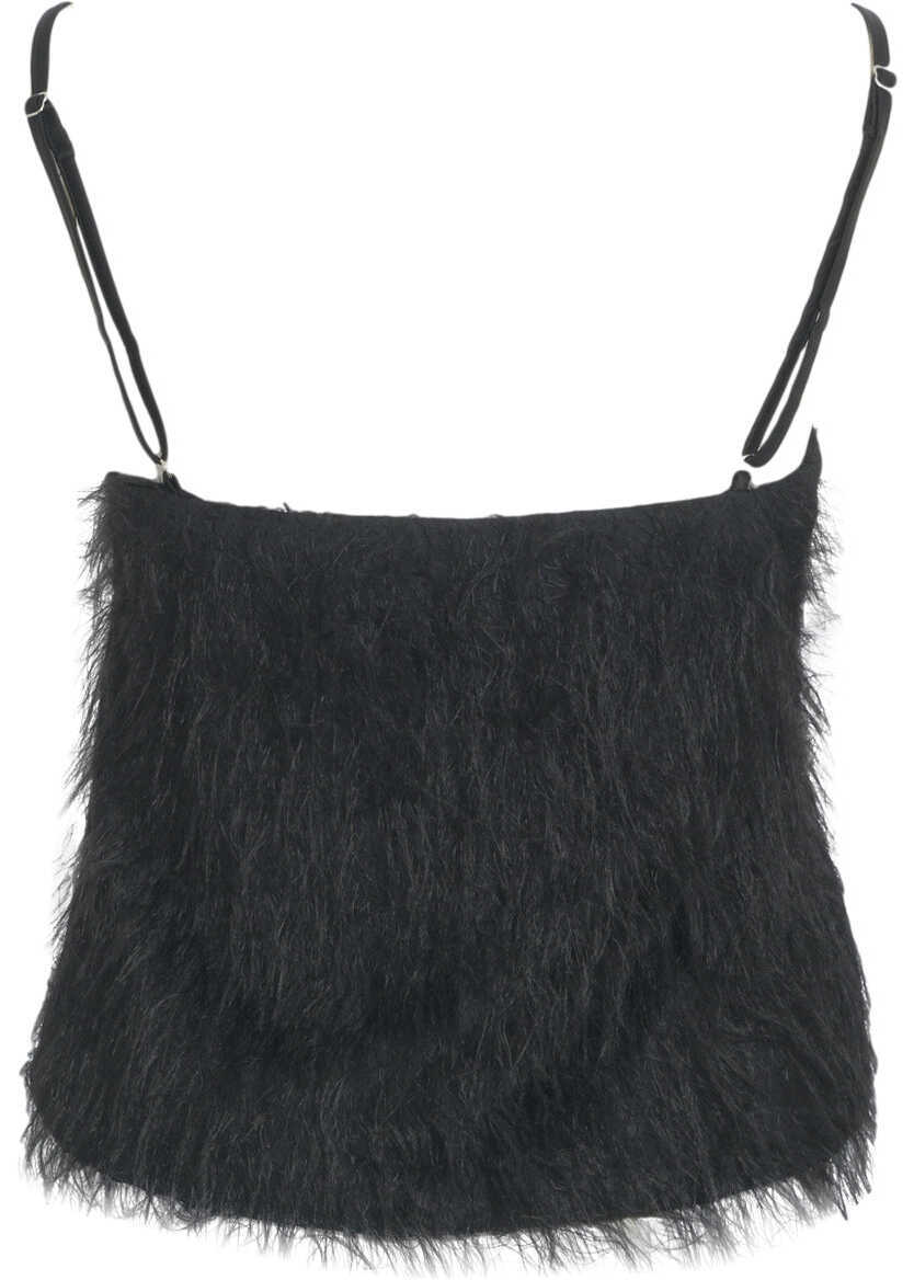 Maiouri Otto d ame Top with fringe detaills Black Femei (BM 19035622) 3