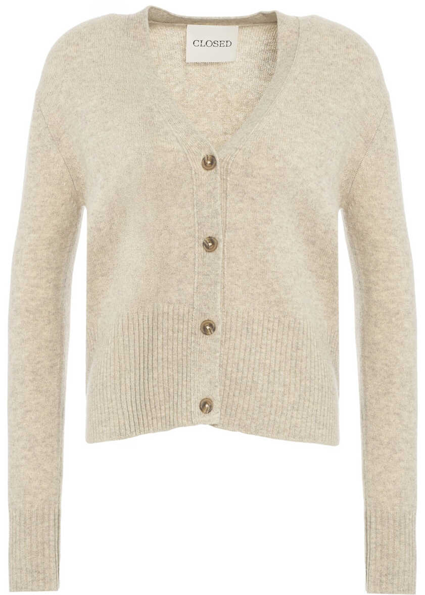 Cardigane CLOSED Wool cardigan Beige Femei (BM 19035649) 1