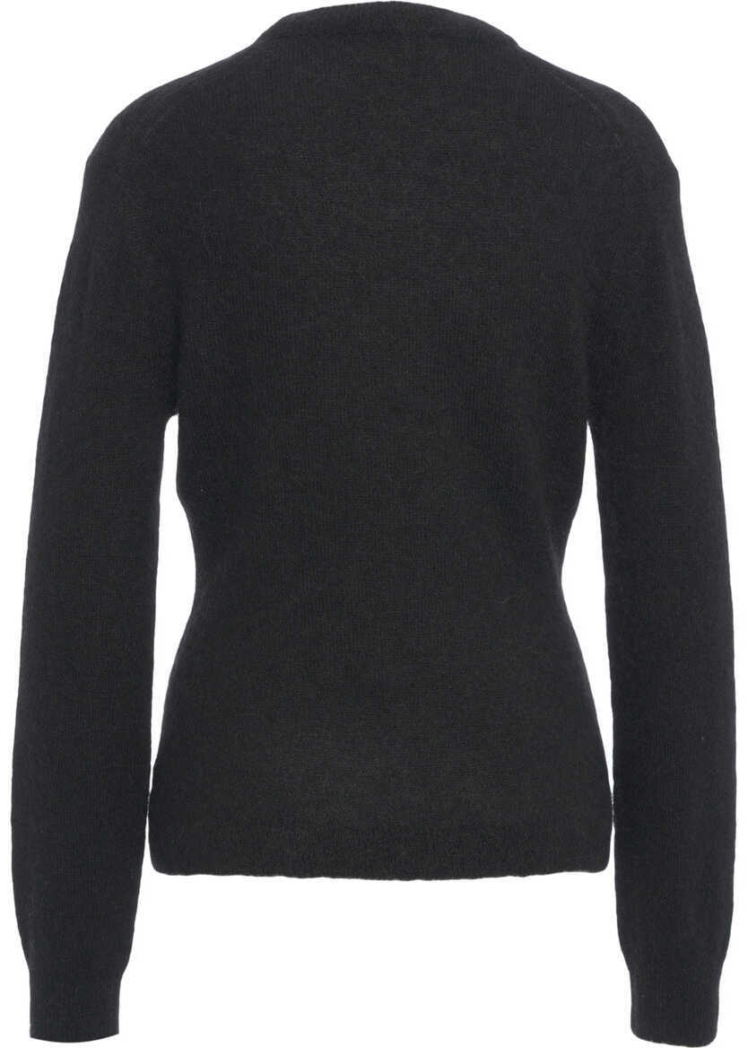 Pulovere Second Female Sweater with Logo detail Solvej Black Femei (BM 19035652) 3