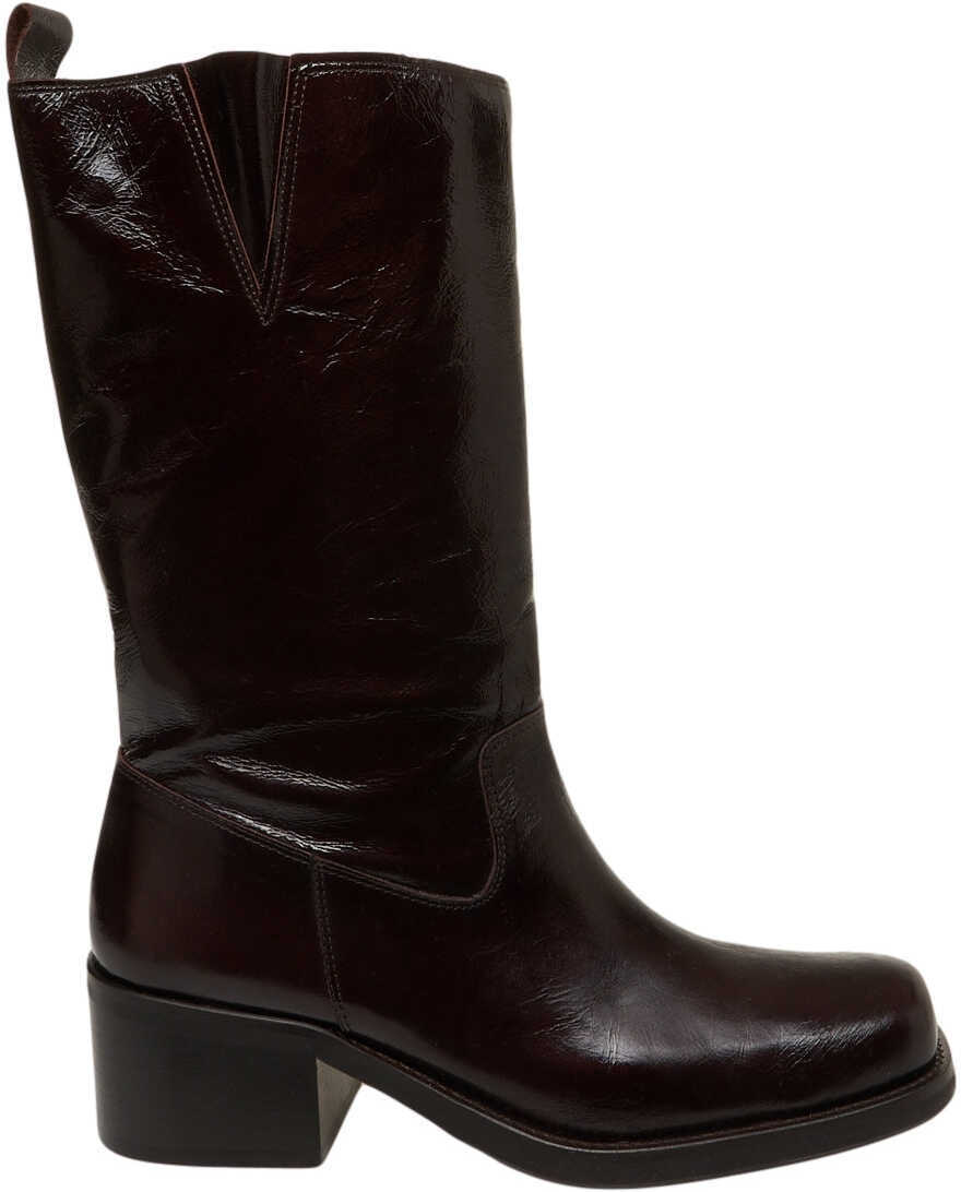 Cizme de iarna Billi Bi Smooth leather boots Brown Femei (BM 19035664) 2