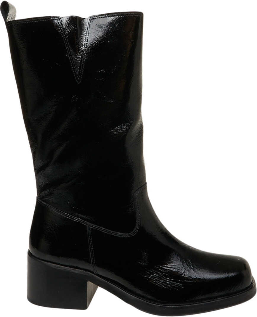 Cizme de iarna Billi Bi Smooth leather boots Black Femei (BM 19035664) 2