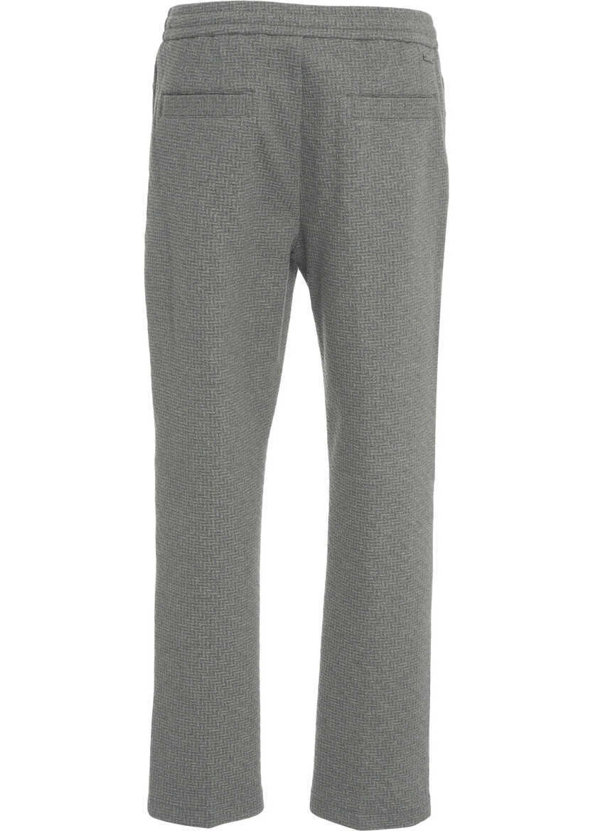 Pantaloni casual Paolo Pecora Pants with creases Grey Barbati (BM 19035667) 4