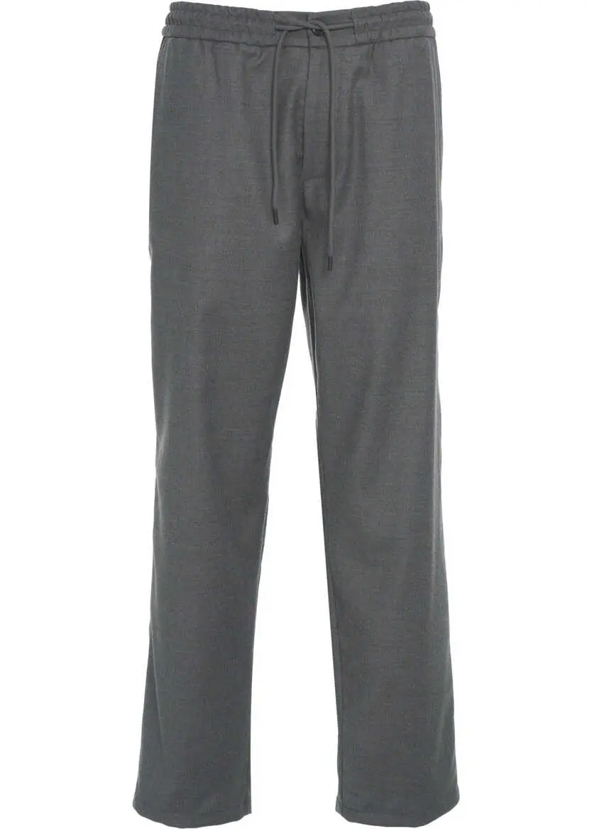 Pantaloni de trening Dondup Flannel pants Noel Grey Barbati (BM 19035670) 2