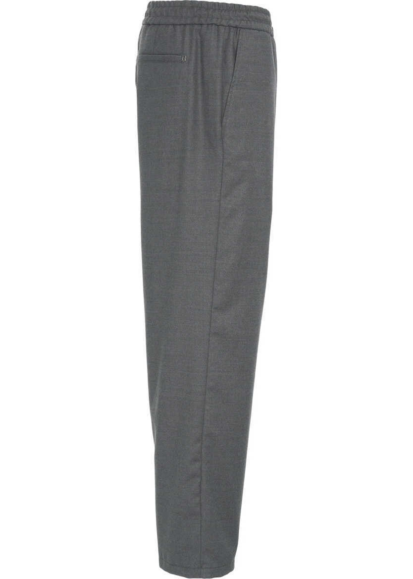 Pantaloni de trening Dondup Flannel pants Noel Grey Barbati (BM 19035670) 3