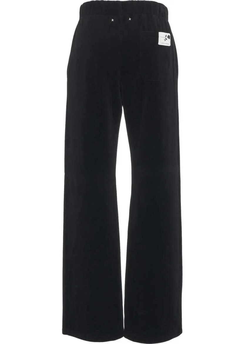 Pantaloni de trening Golden Goose Velvet joggers Black Femei (BM 19035718) 4