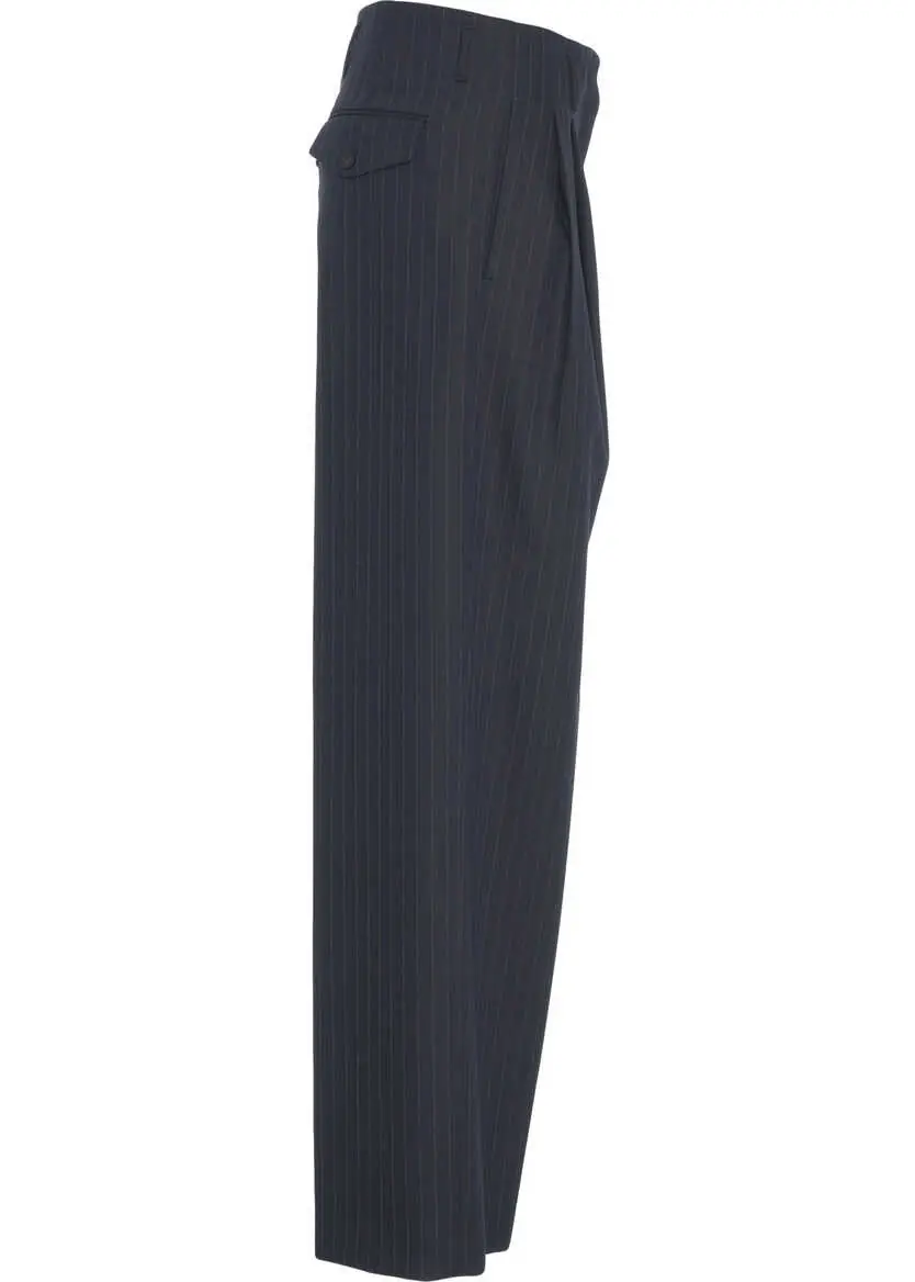 Pantaloni casual Golden Goose Pinstripe pants Flavia Blue Femei (BM 19035721) 3