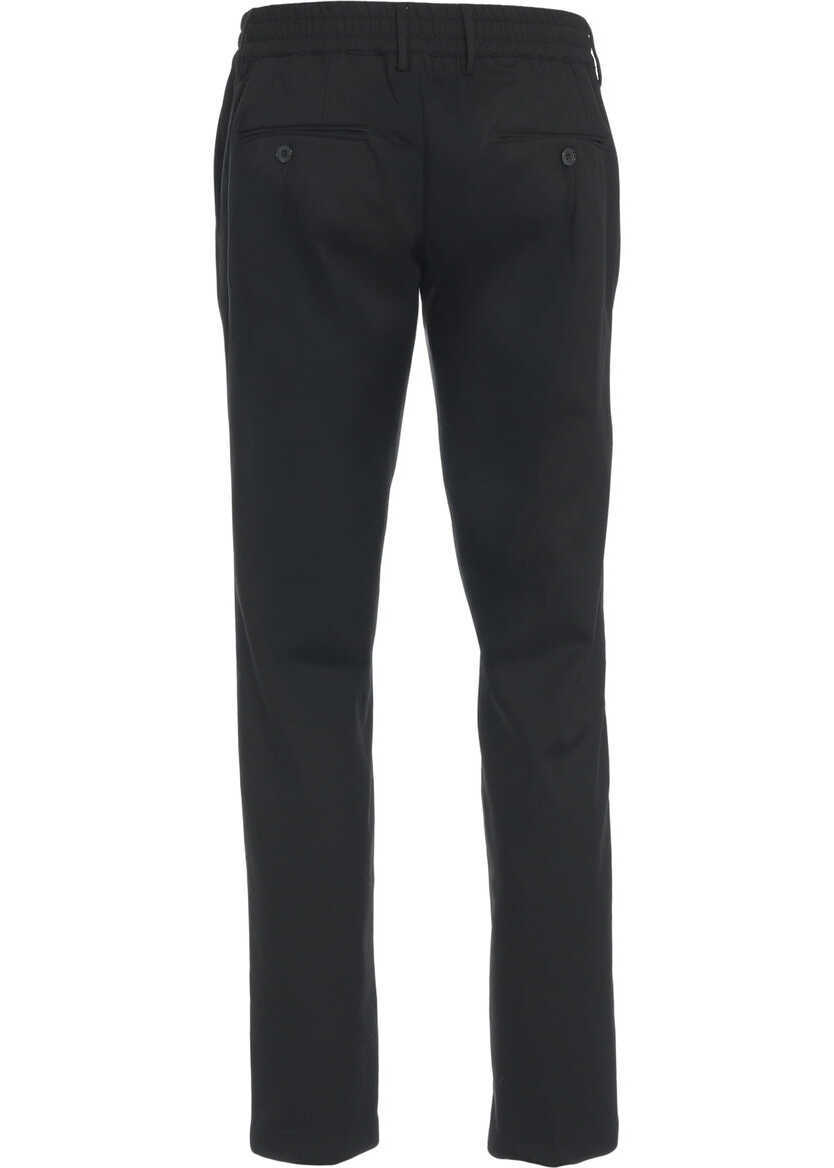 Pantaloni casual Cruna Chino pants Mitte Black Barbati (BM 19035724) 4