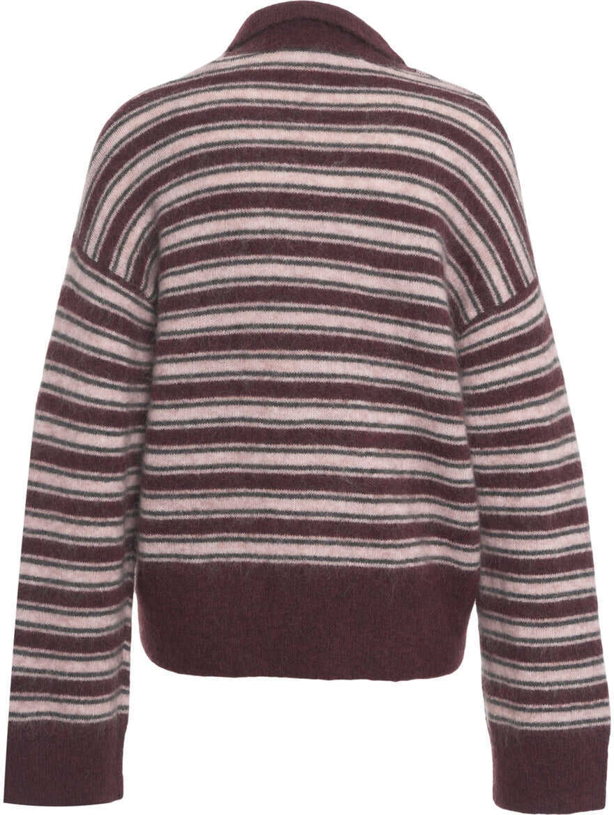 Pulovere Second Female Striped sweater Vienna Purple Femei (BM 19035742) 3