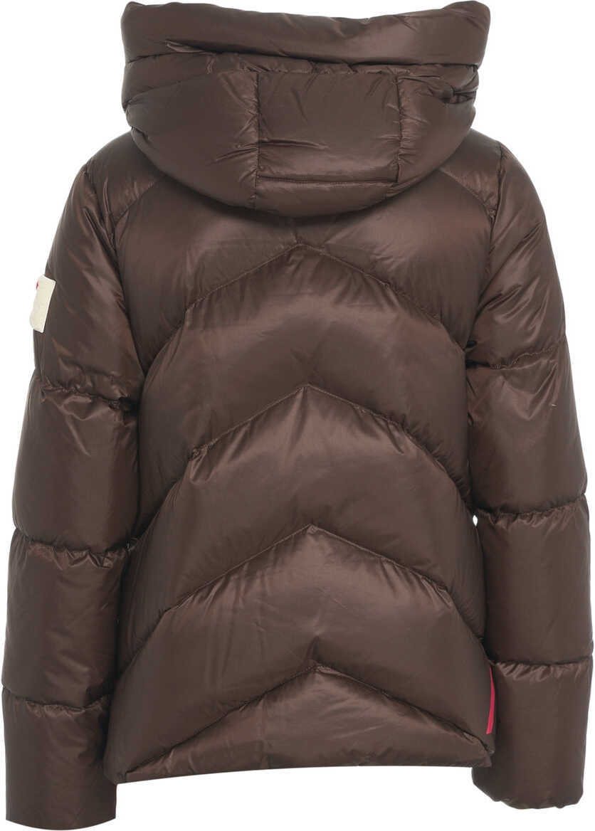 Geci de iarna After Label Quilted down jacket Helsinki Brown Femei (BM 19035748) 3