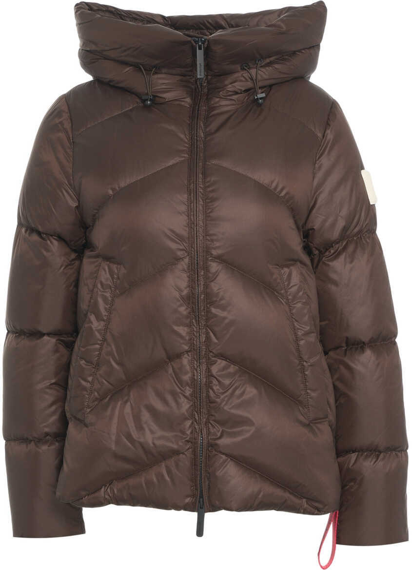 Geci de iarna After Label Quilted down jacket Helsinki Brown Femei (BM 19035748) 1