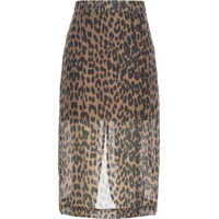 Fuste lungi Skirt with animal print 'Shevin' Femei