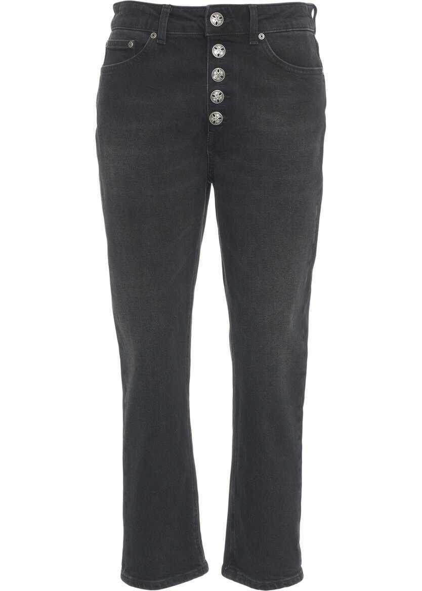 Blugi boyfriend Dondup Boyfriend jeans Koons Black Femei (BM 19035769) 2