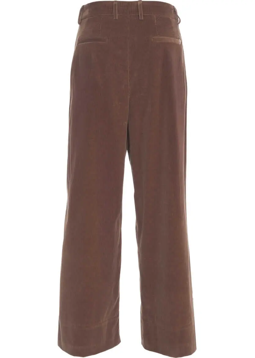 Pantaloni office Dondup Pleated pants Eloise Brown Femei (BM 19035778) 3