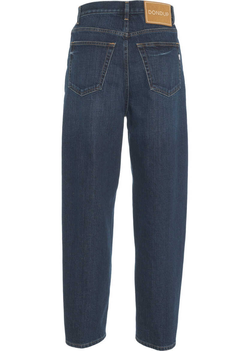 Blugi drepti Dondup Balloon jeans Bessie Blue Femei (BM 19035784) 4