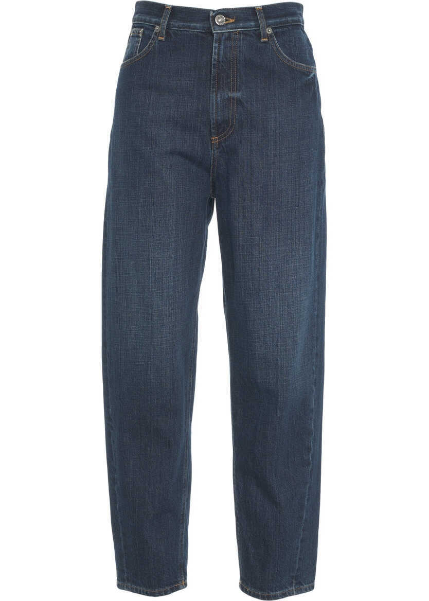 Blugi drepti Dondup Balloon jeans Bessie Blue Femei (BM 19035784) 1