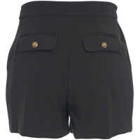 Imbracaminte Elisabetta Franchi Dama pagina 3 - Pantaloni scurti Elisabetta Franchi Shorts with chain detail Black Femei (BM 19035787) - B-mall.ro