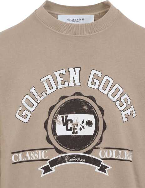 Pulovere casual Golden Goose Sweatshirt Archibald Brown Barbati (BM 19035802) 3