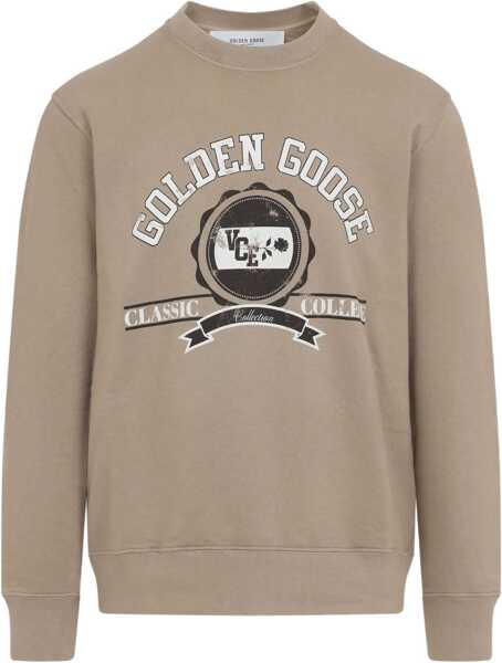 Pulovere casual Golden Goose Sweatshirt Archibald Brown Barbati (BM 19035802) 1
