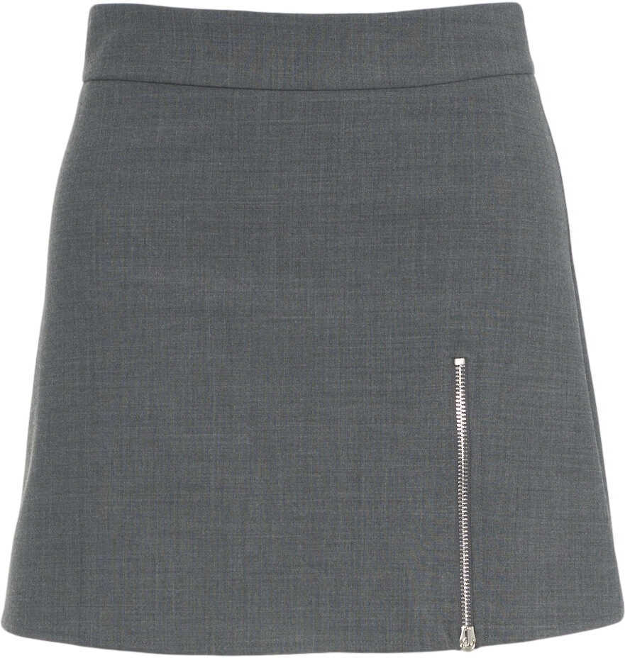Pantaloni scurti Otto d ame Culotte mini skirt Grey Femei (BM 19035805) 2