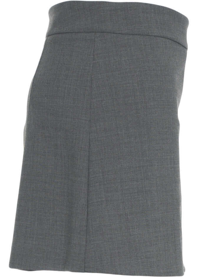 Pantaloni scurti Otto d ame Culotte mini skirt Grey Femei (BM 19035805) 3