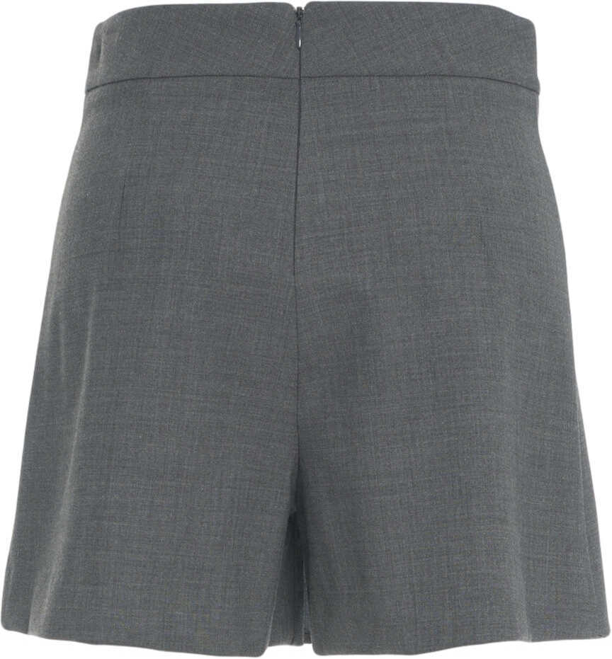 Pantaloni scurti Otto d ame Culotte mini skirt Grey Femei (BM 19035805) 4