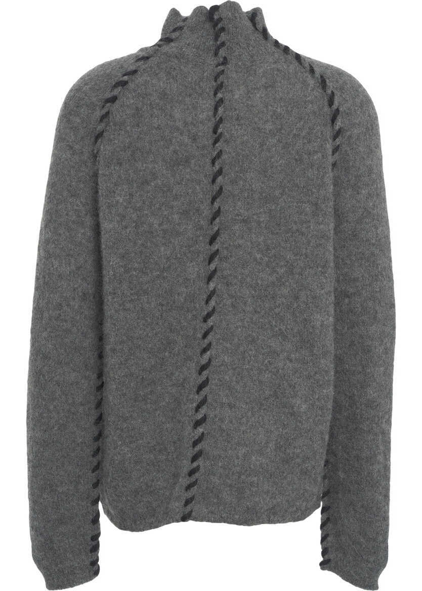 Pulovere Thom / Krom Sweater with decorative seams Grey Barbati (BM 19035817) 3