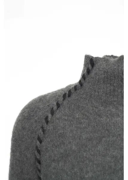 Pulovere Thom / Krom Sweater with decorative seams Grey Barbati (BM 19035817) 4