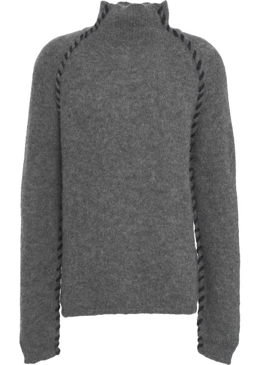 Pulovere Thom / Krom Sweater with decorative seams Grey Barbati (BM 19035817) 1