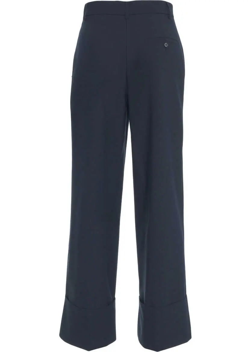Pantaloni office Otto d ame Turn-up pants Blue Femei (BM 19035820) 4