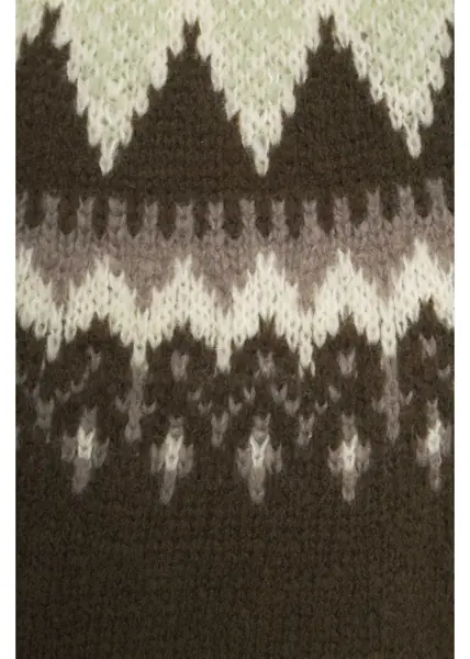 Pulovere CLOSED Sweater with Norwegian pattern Brown Barbati (BM 19035823) 5