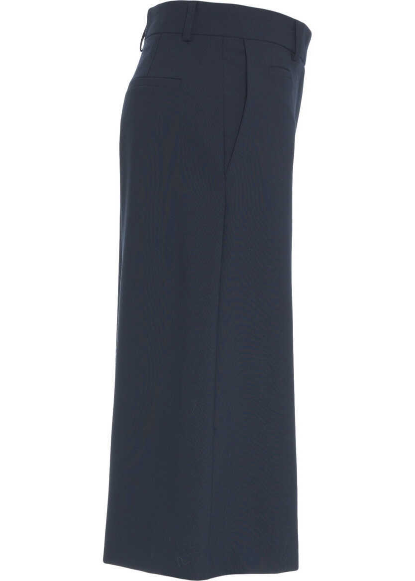 Pantaloni casual Otto d ame Pleated bermuda shorts Grey Femei (BM 19035832) 3