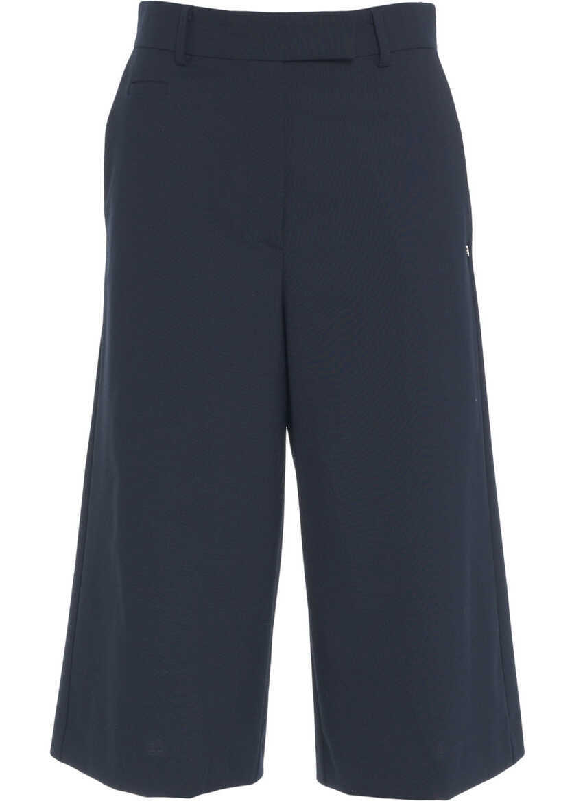 Pantaloni casual Otto d ame Pleated bermuda shorts Grey Femei (BM 19035832) 1