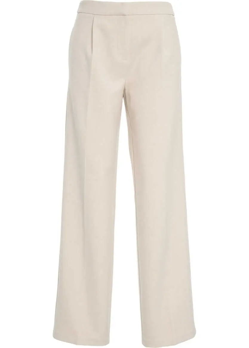 Pantaloni office GUESS Pleated pants Beige Femei (BM 19035838) 2