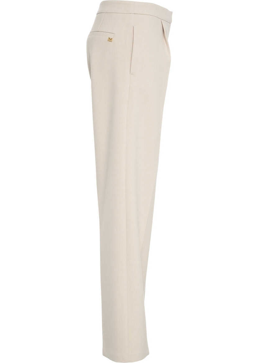 Pantaloni office GUESS Pleated pants Beige Femei (BM 19035838) 3
