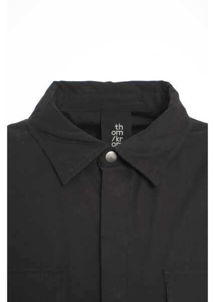 Camasi office Thom / Krom Shirt with chest pockets Black Barbati (BM 19035844) 4