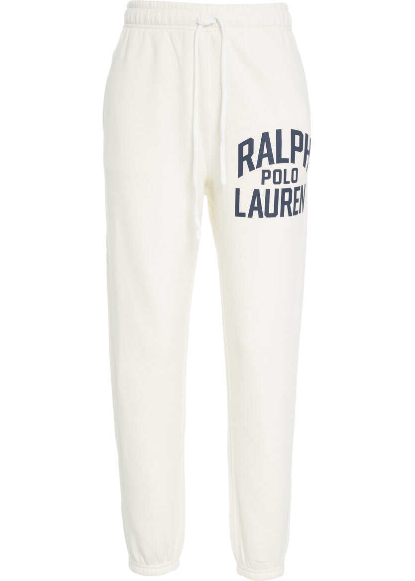 Pantaloni de trening Ralph Lauren Joggers with logo print White Femei (BM 19035859) 1