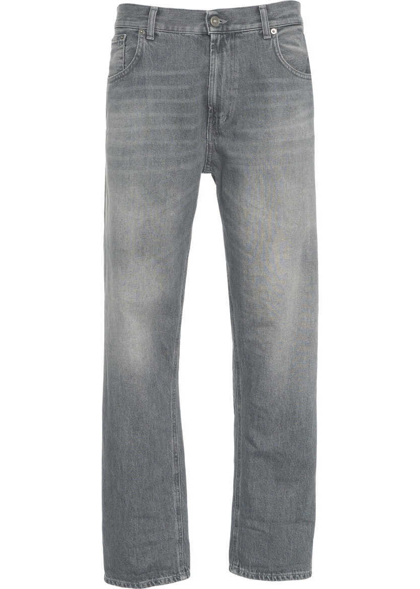 Blugi drepti Dondup Straight cut jeans Ervin Grey Barbati (BM 19035874) 2
